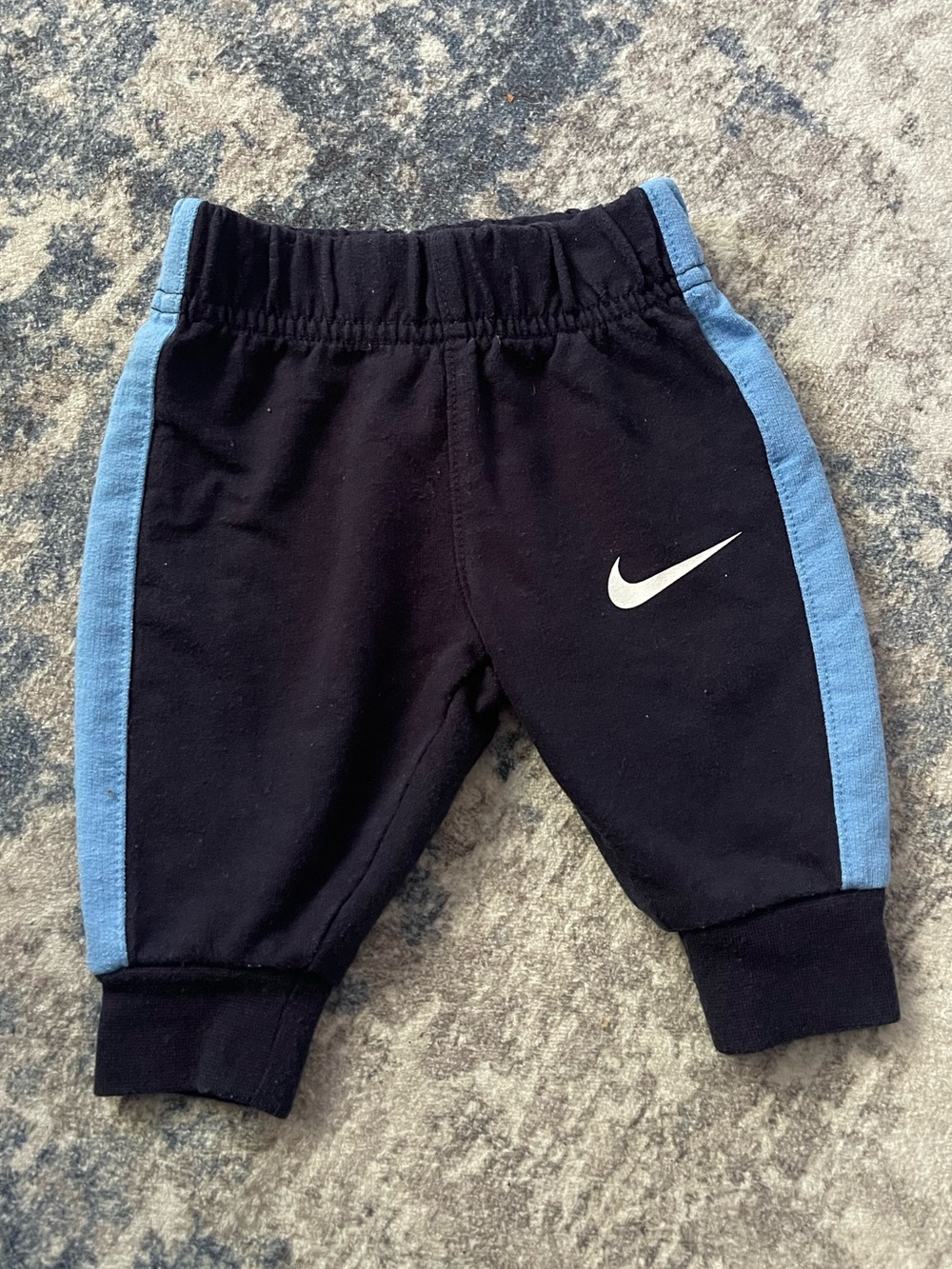 Vintage Nike Dark and Light Blue Baby Sweatpants